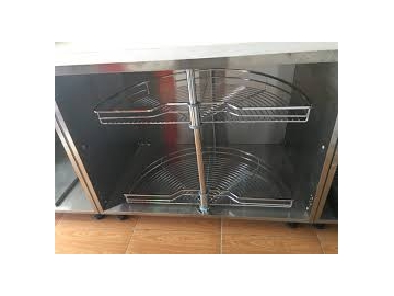 Mâm xoay góc 1/2 inox nan vuông 304